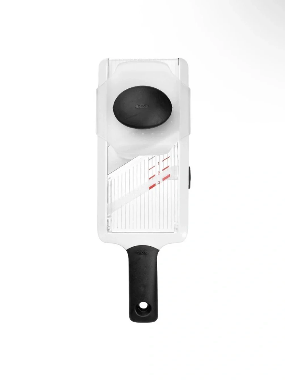 OXO Handheld Mandoline: White Kitchen Slicer